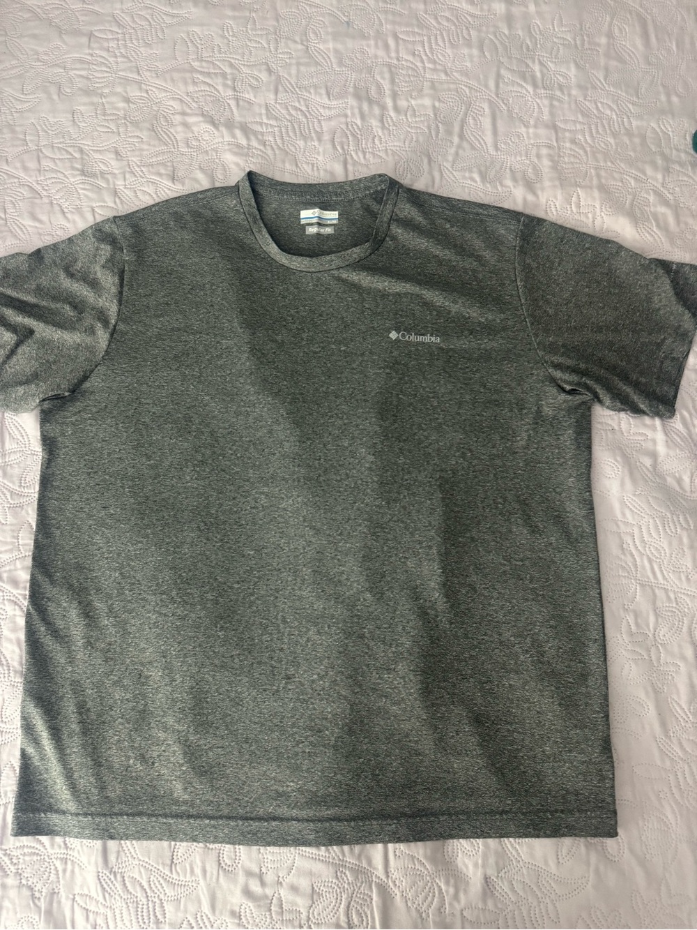 Columbia Charcoal Heather Short-Sleeve Performance Tee